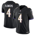 Baltimore Ravens Zay Flowers Black Alternate Vapor F.U.S.E. Limited Football Jersey