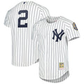 New York Yankees Derek Jeter White Cooperstown Collection Baseball Jersey
