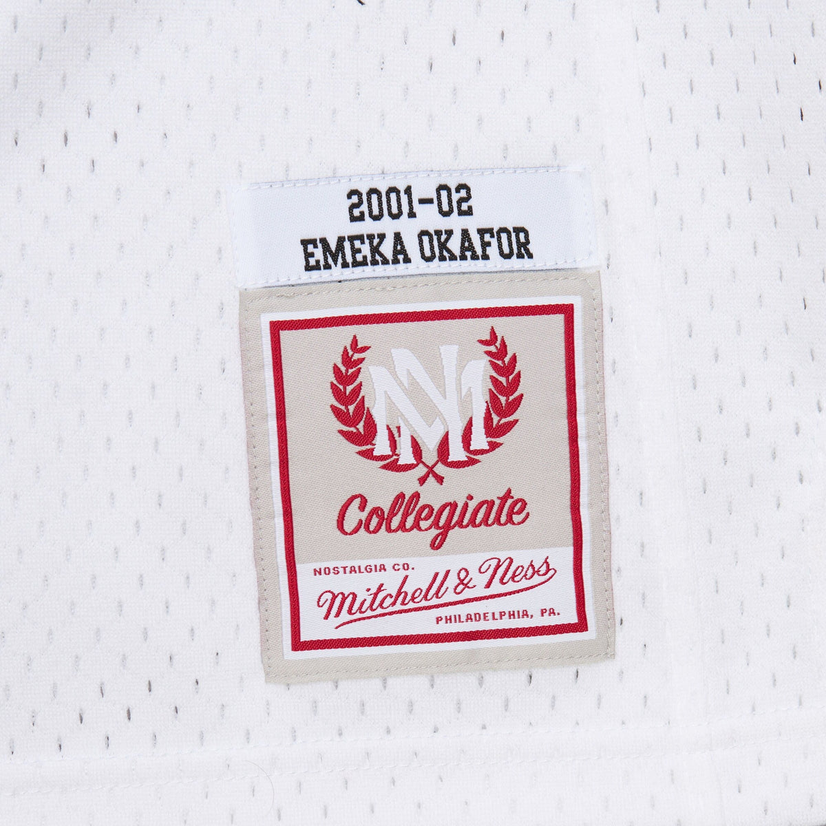 Emeka Okafor UConn Huskies 2001/02 Swingman Replica Jersey - White
