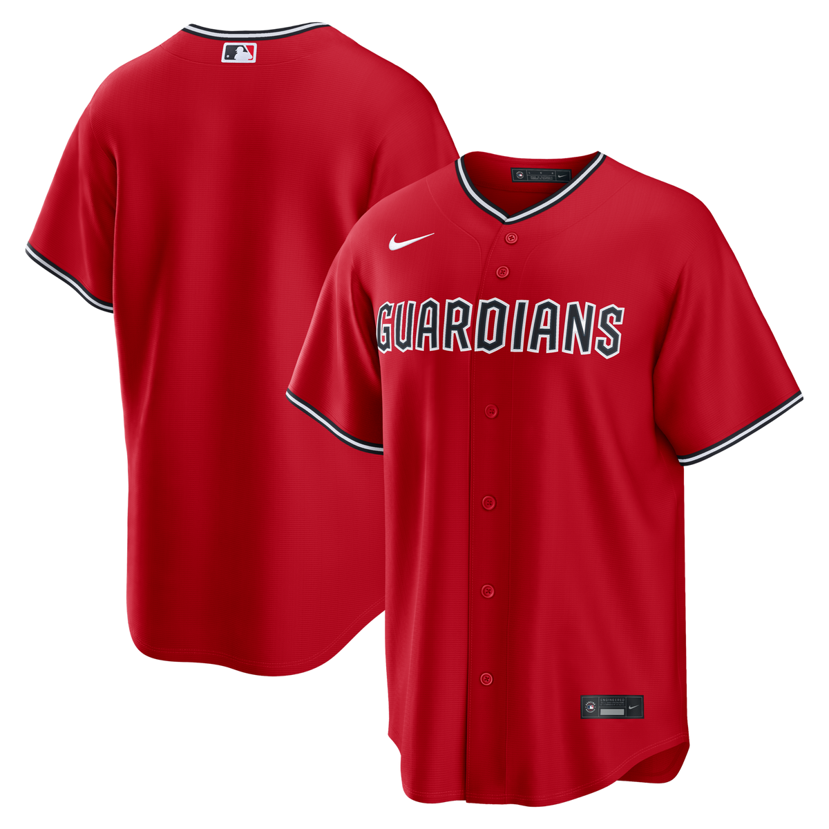 Cleveland Guardians Red Alternate Replica Baseball Jersey