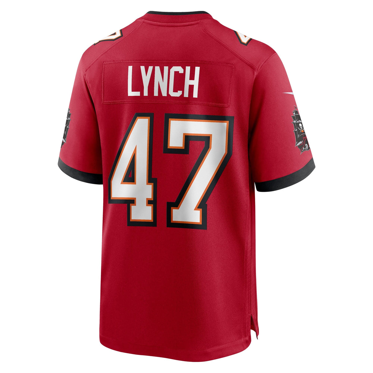 Tampa Bay Buccaneers John Lynch Red Retired Player Game Football Jersey