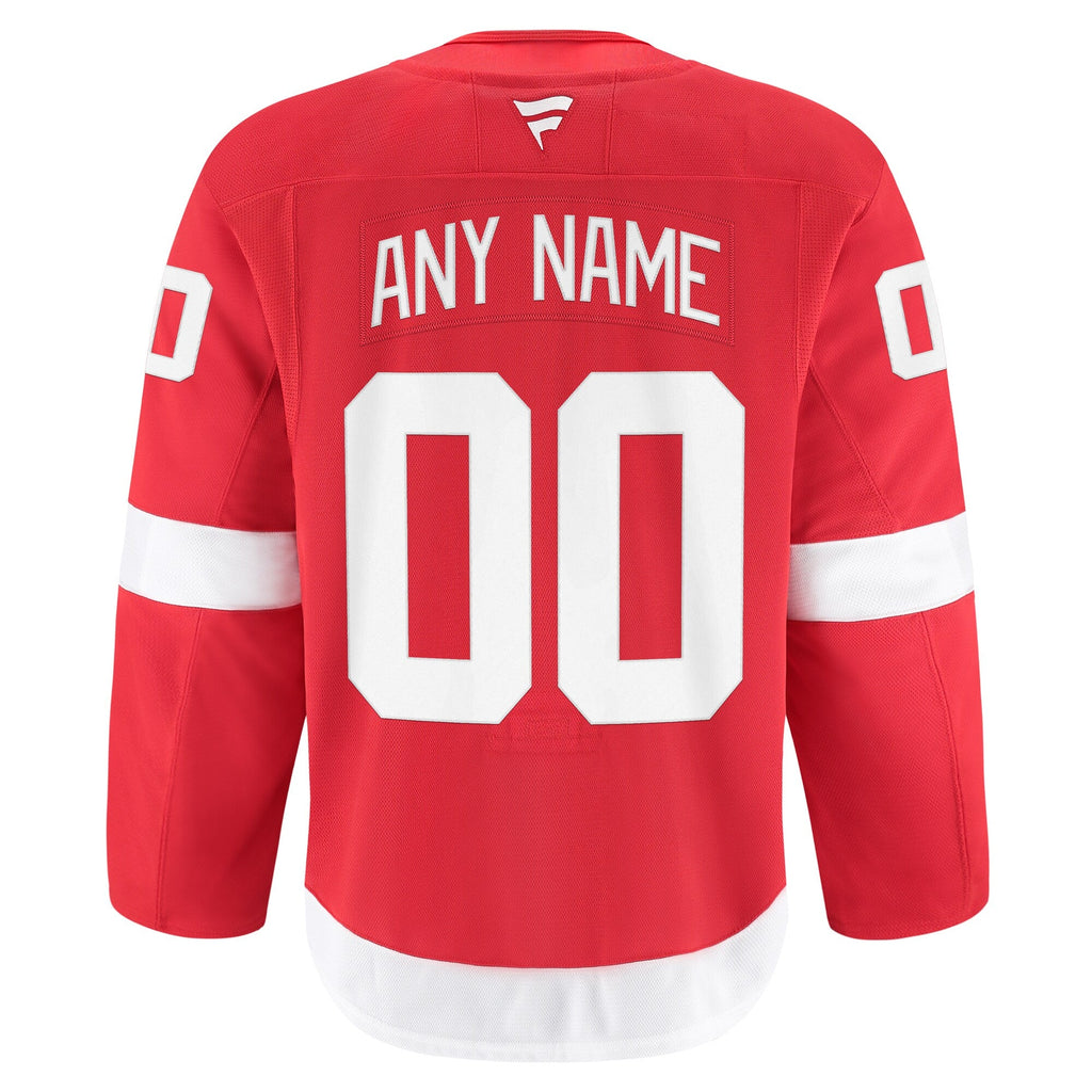 Detroit Red Wings Red Home Pro Custom Jersey
