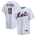 New York Mets Jorge Polanco White Home Replica Baseball Jersey