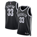 Brooklyn Nets Icon Edition Swingman Jersey - Black - Nic Claxton