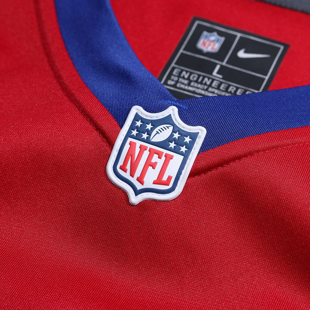 New York Giants Devin Singletary Century Red Alternate Player Game Football Jersey