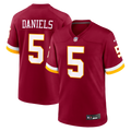 Washington Commanders Jayden Daniels Burgundy Game Football Jersey