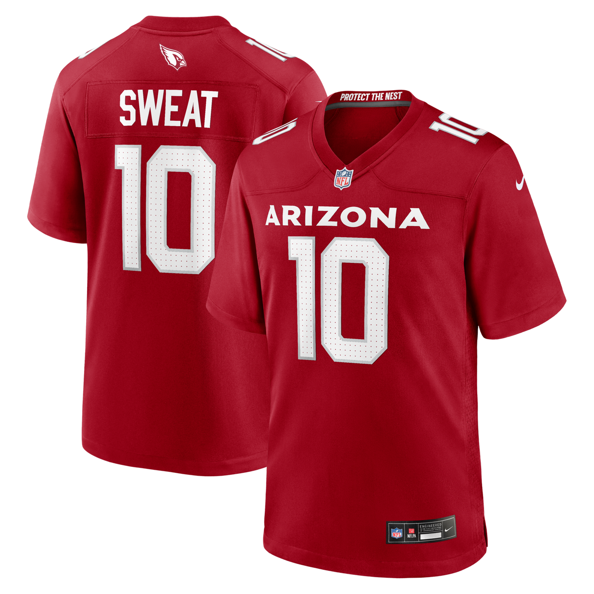 Arizona Cardinals Josh Sweat Cardinal Game Player Football Jersey