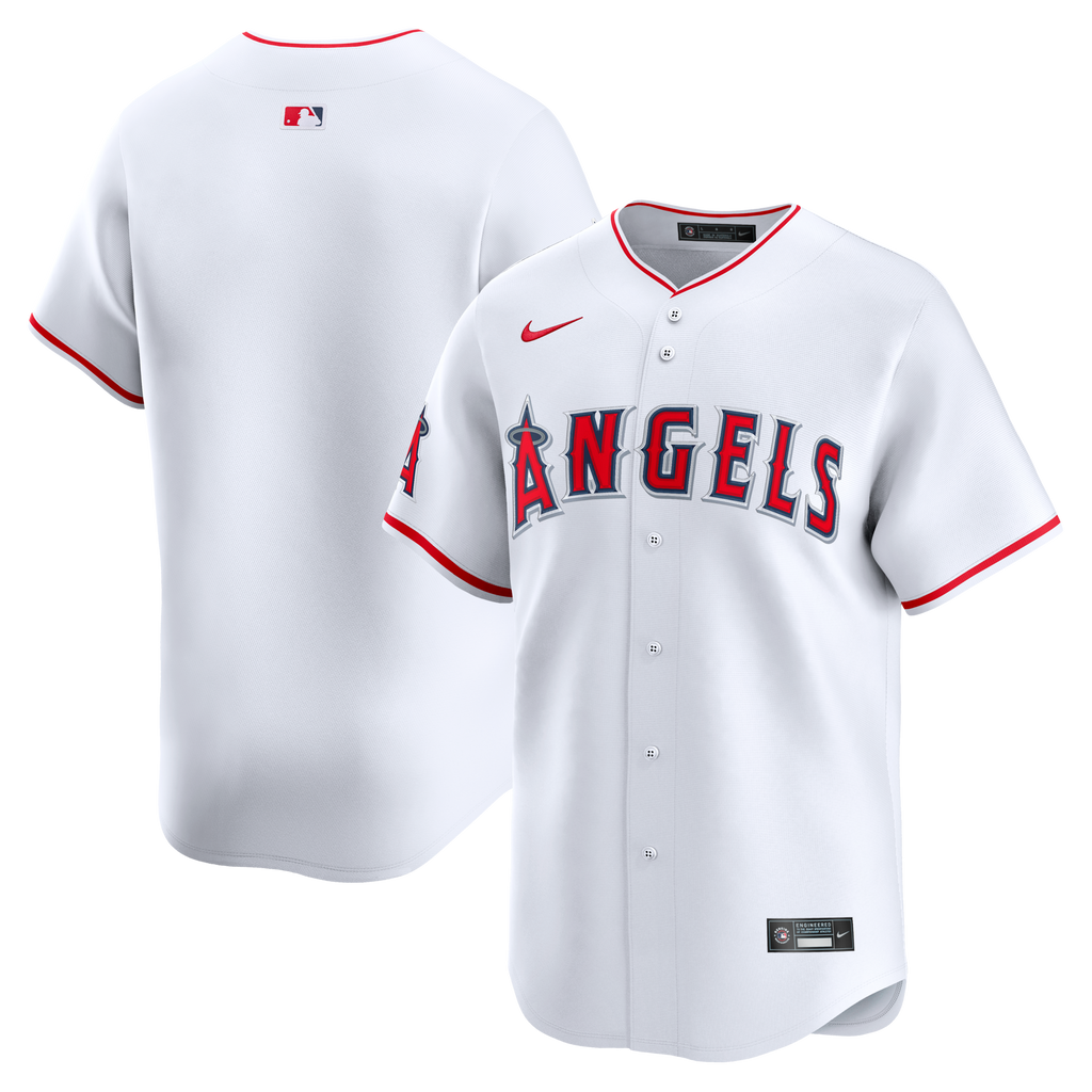 Los Angeles Angels White Home Limited Baseball Jersey