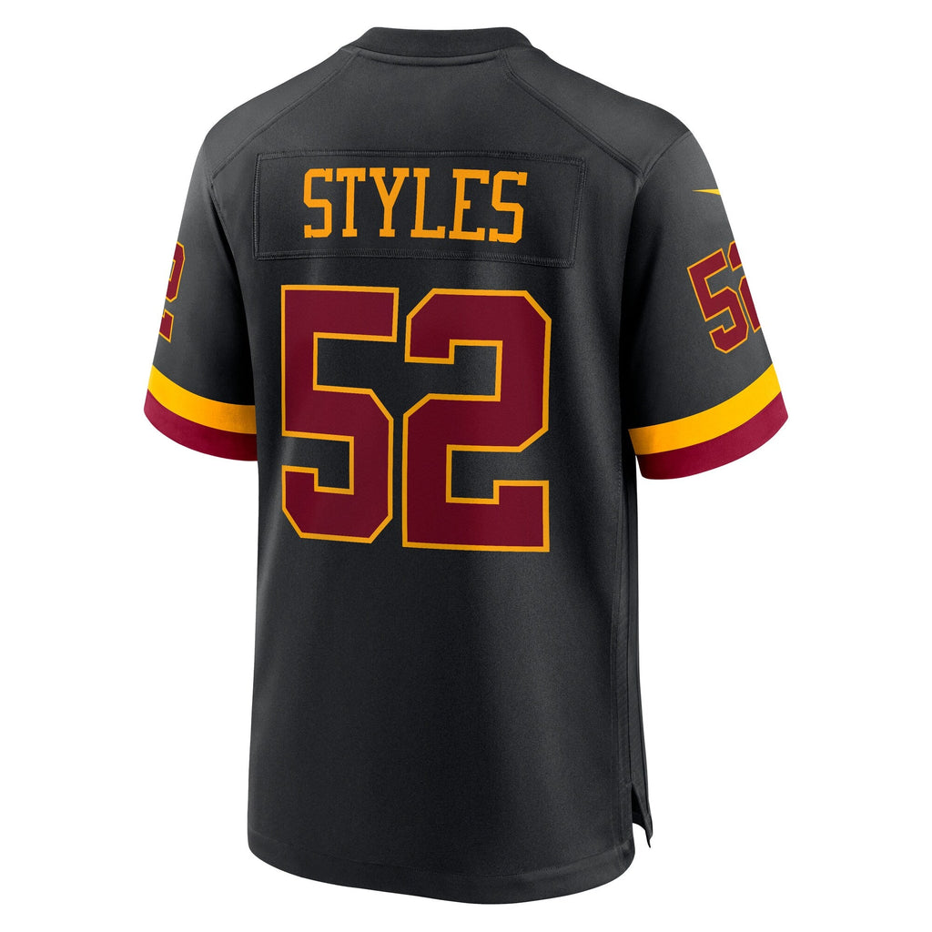 Washington Commanders Sonny Styles Black Game Player Football Jersey