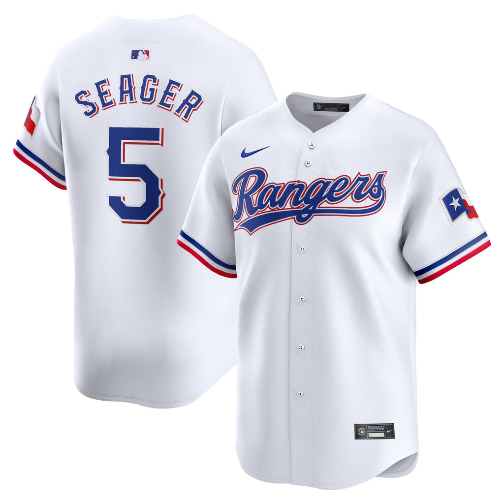 Texas Rangers Corey Seager White Home Limited Player Baseball Jersey