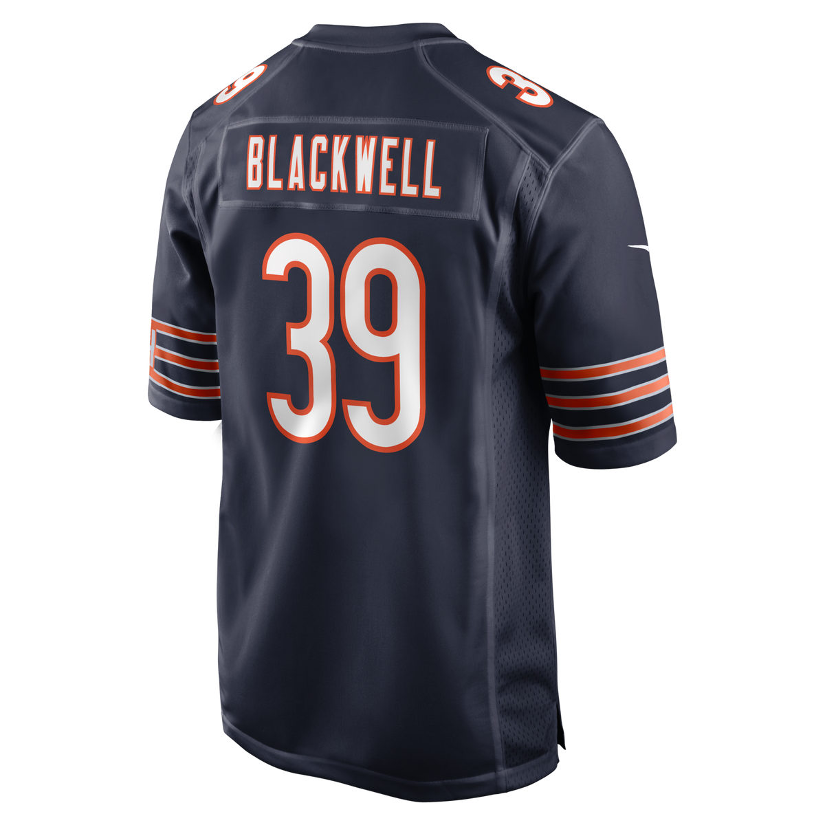Chicago Bears Josh Blackwell Navy Game Player Football Jersey