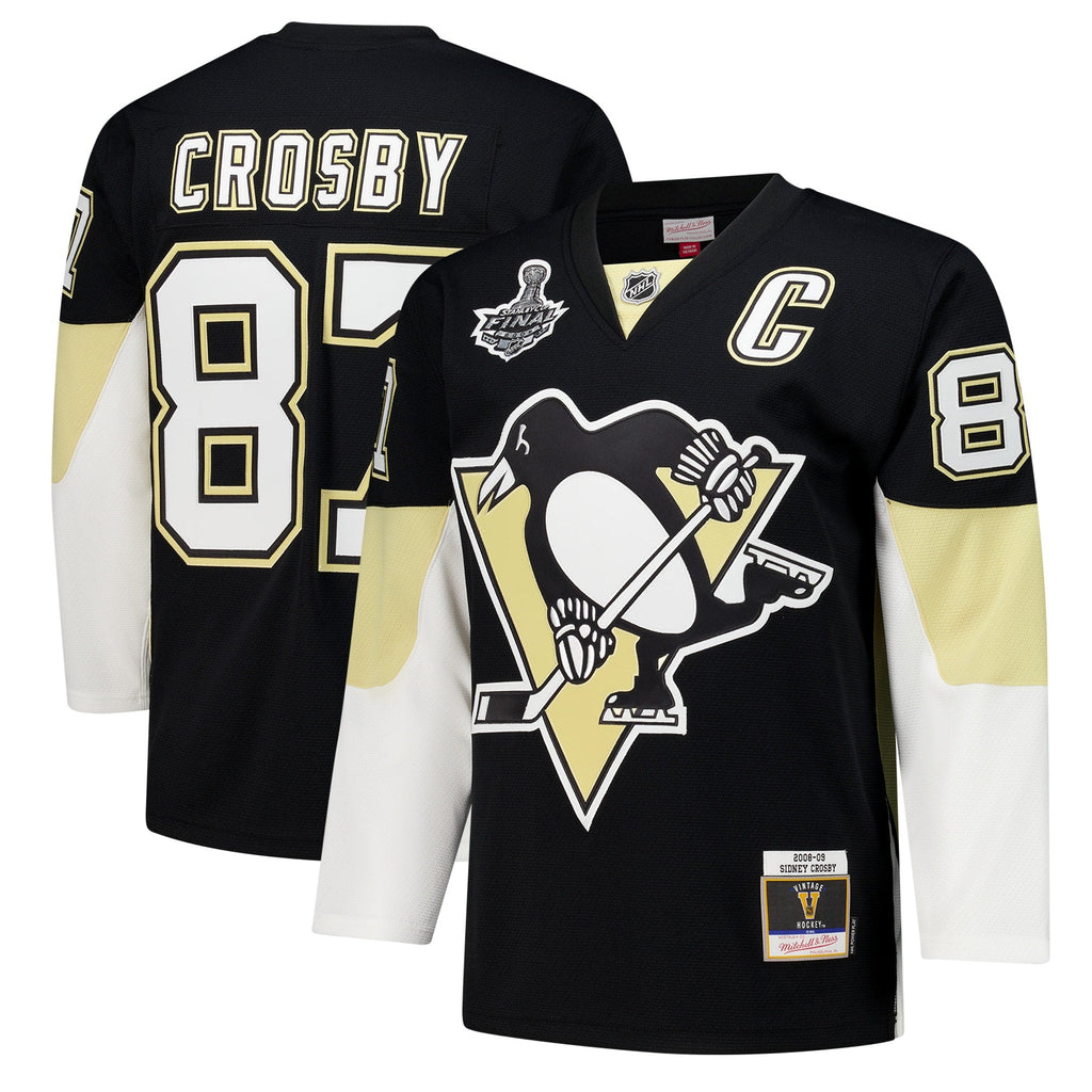 Pittsburgh Penguins Sidney Crosby Black 2008-09 Power Play Jersey