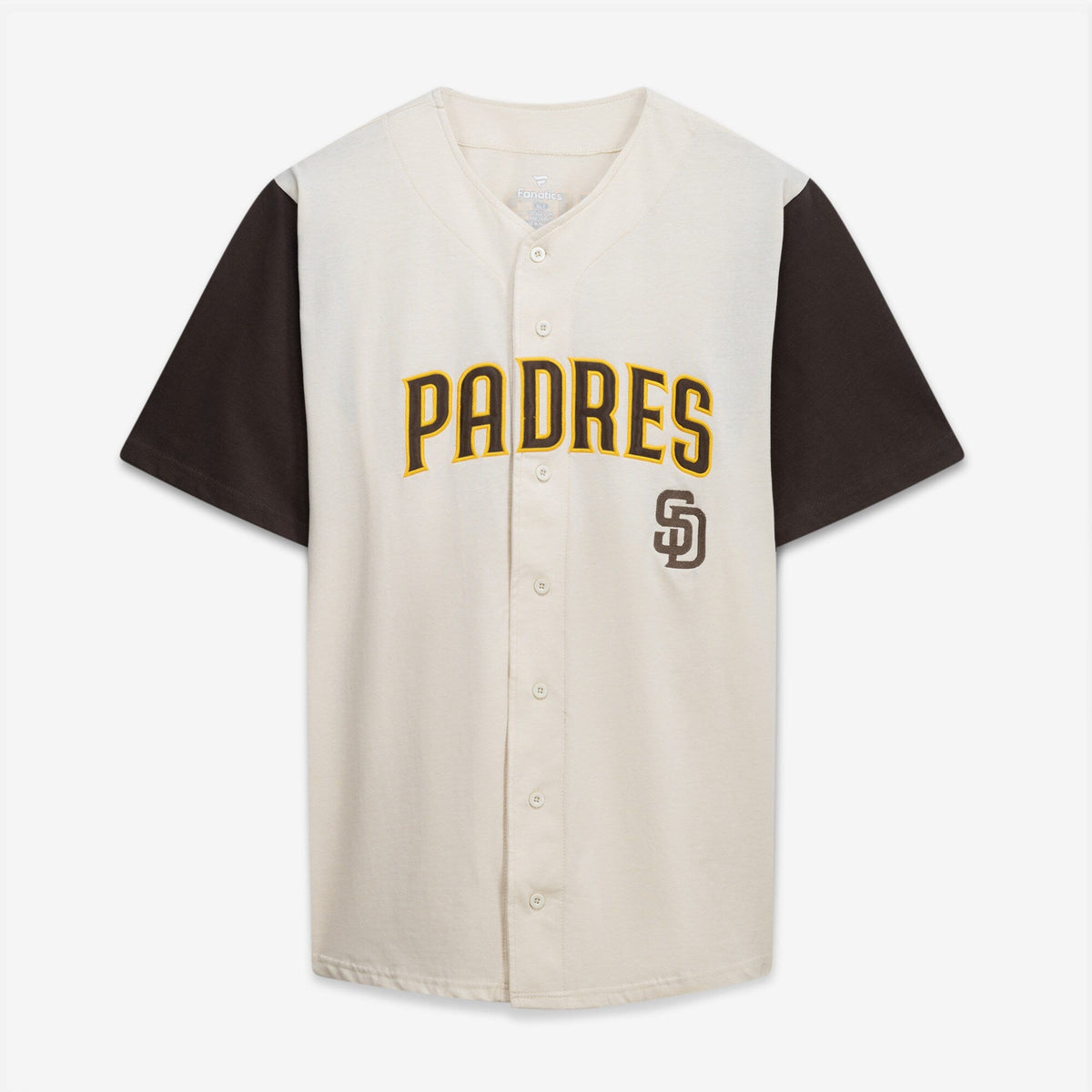 San Diego Padres Profile Cream/Brown Big & Tall Two-Color Fashion Baseball Jersey