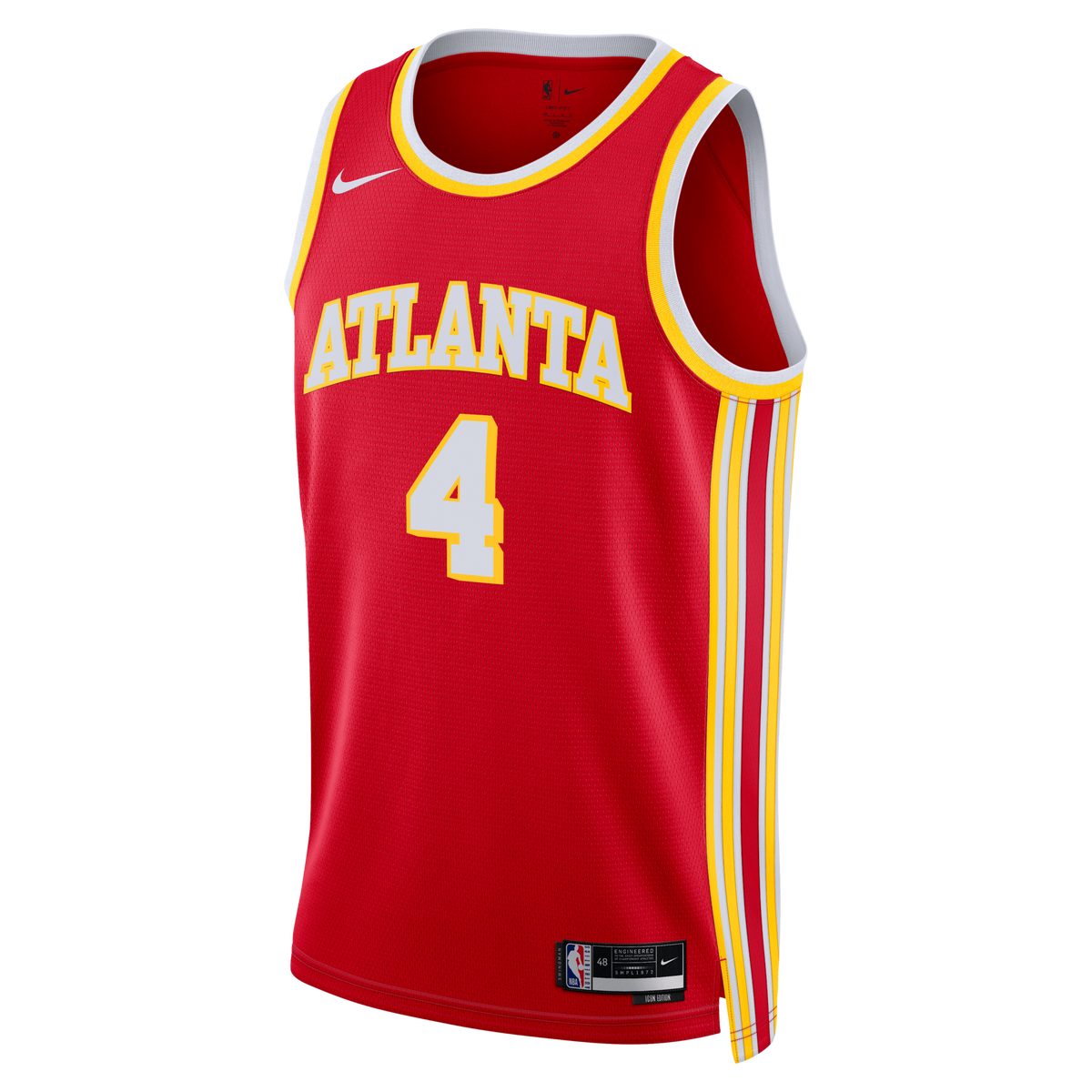 Atlanta Hawks Icon Swingman Jersey - Red - Kingston Flemings