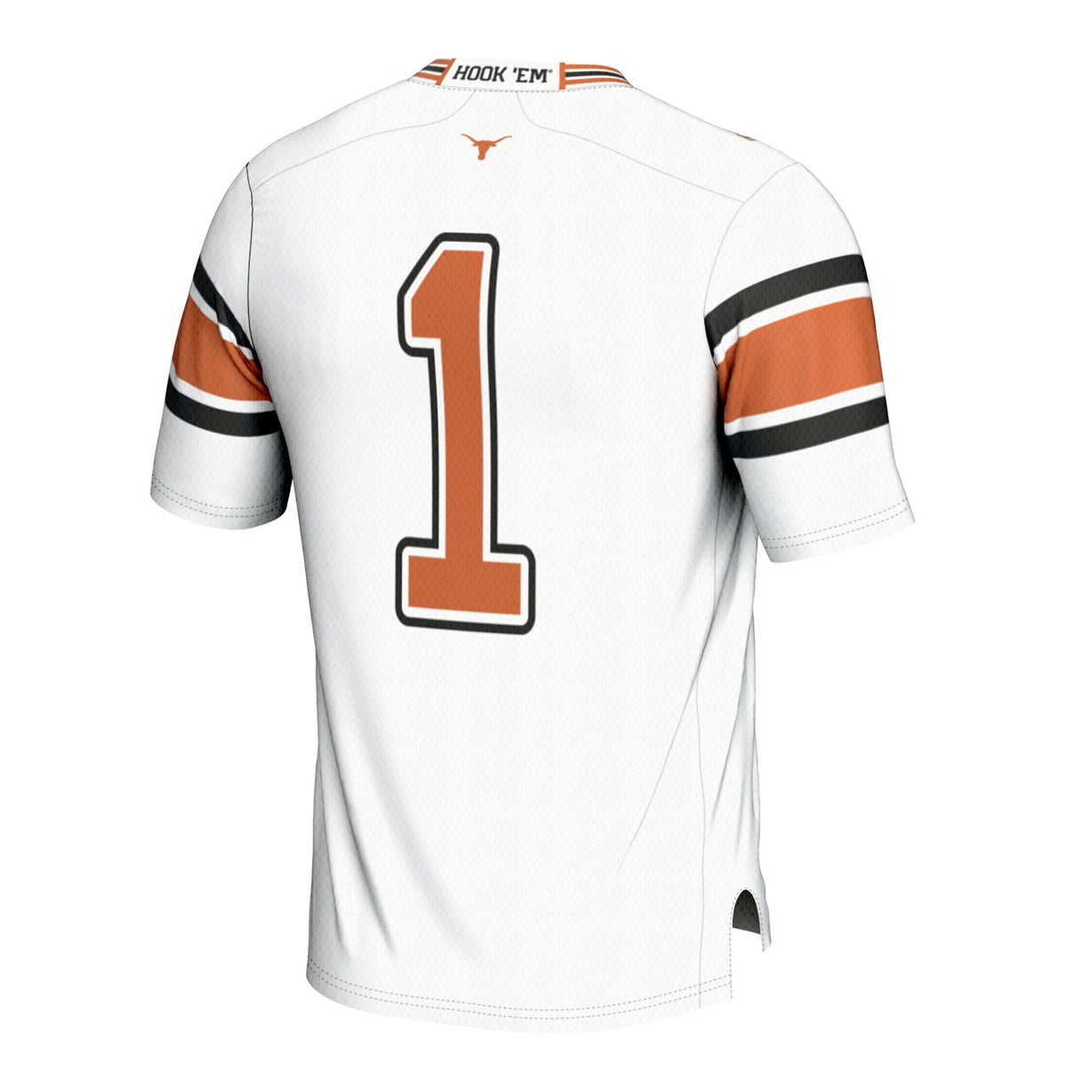 #1 White Texas Longhorns Football Jersey