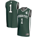 #1 Michigan State Spartans Lightweight Basketball Jersey - Green