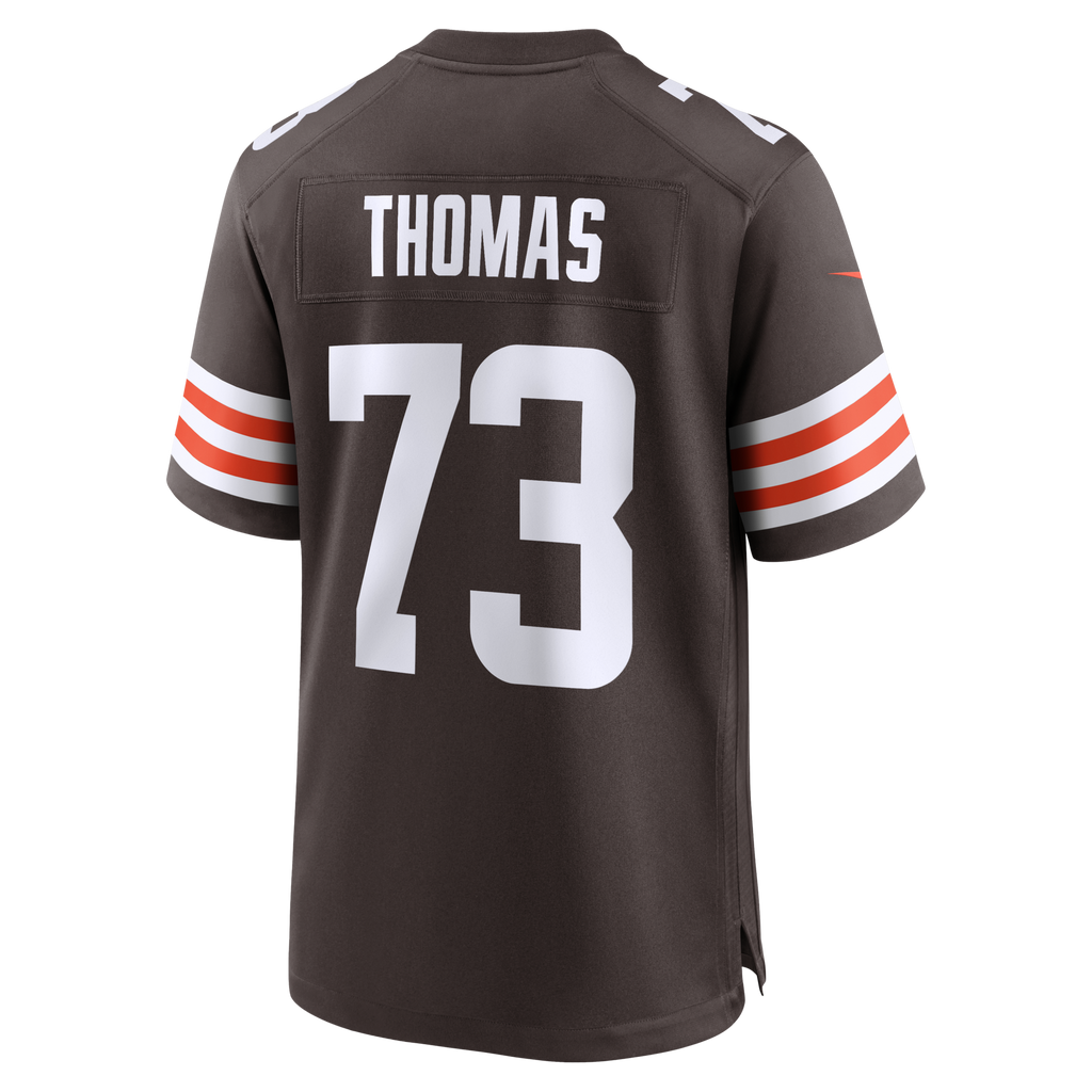 Cleveland Browns Joe Thomas Brown Retired Game Player Football Jersey