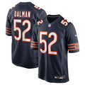Chicago Bears Drew Dalman Navy Team Game Football Jersey