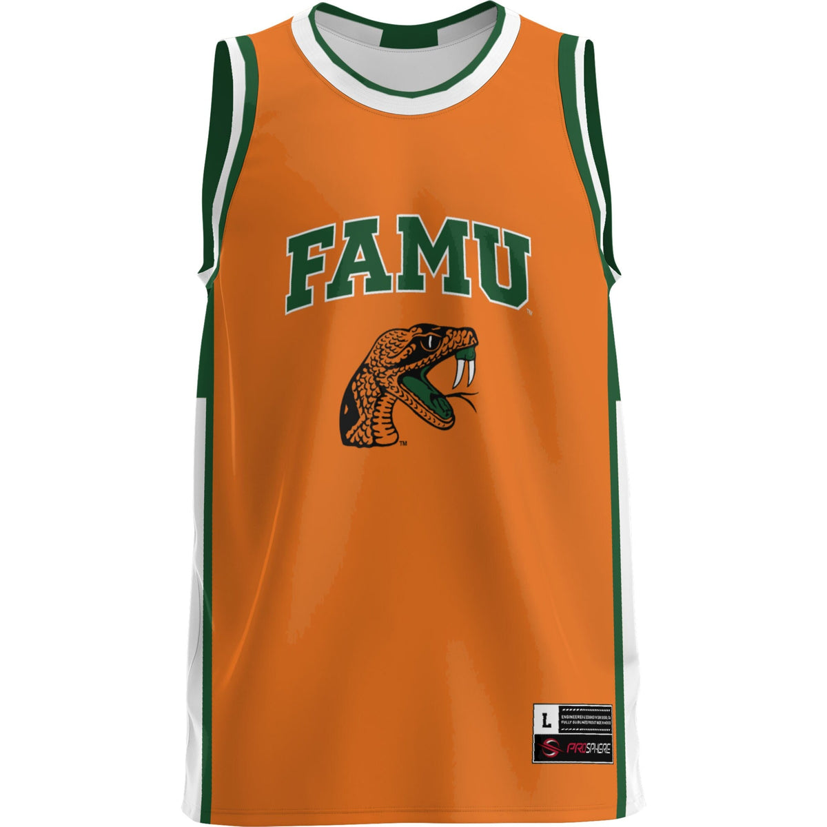 Green Florida A&M Rattlers Lightweight Basketball Jersey