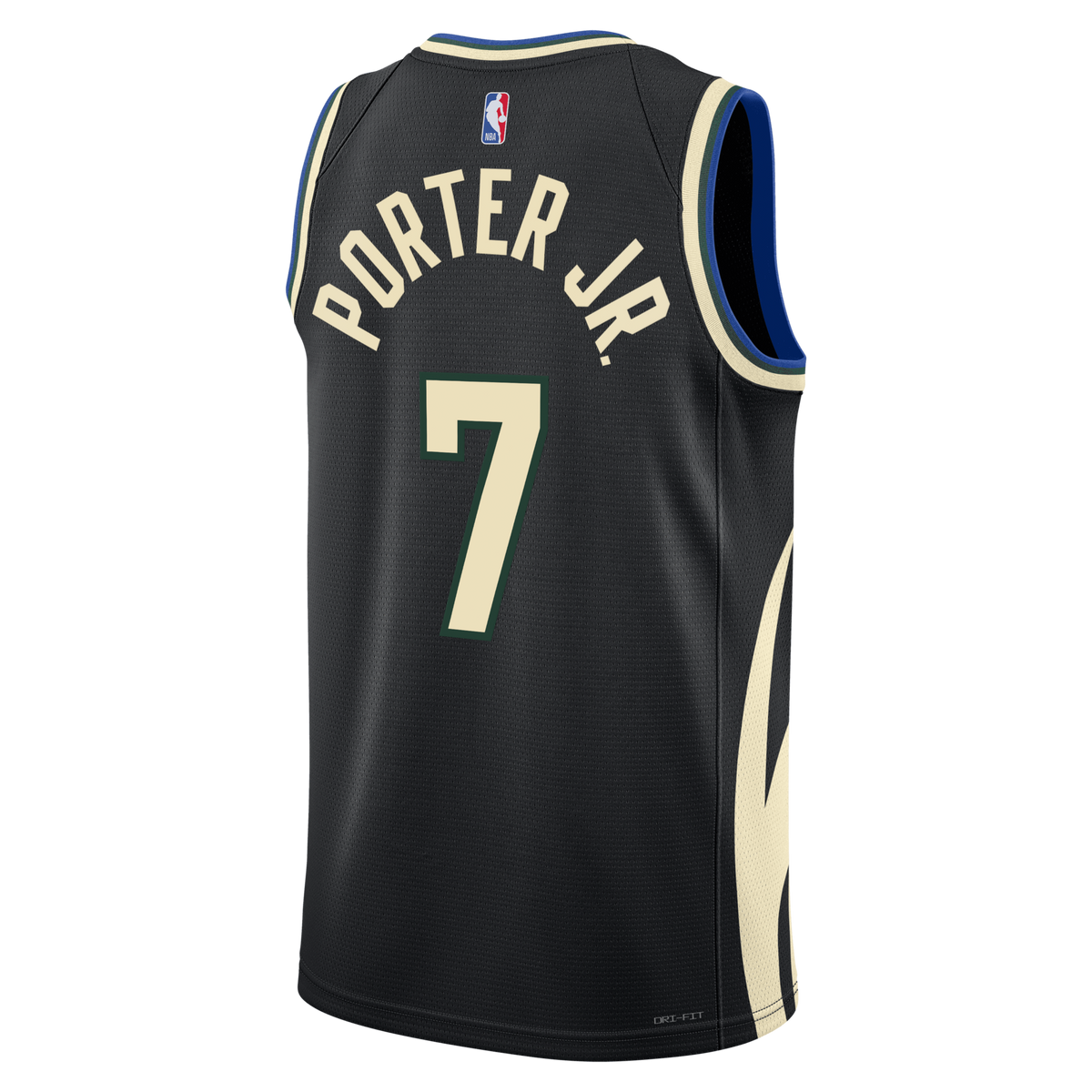 Milwaukee Bucks Statement Edition Swingman Jersey - Hunter Green - Kevin Porter Jr.