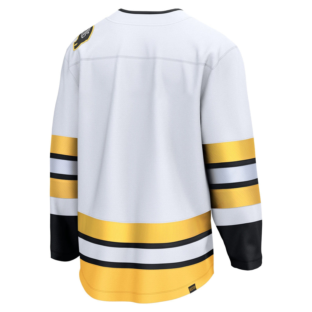 Boston Bruins White Away Breakaway Hockey Jersey