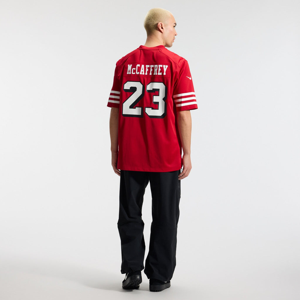 San Francisco 49ers Christian McCaffrey Scarlet Alternate Game Player Football Jersey