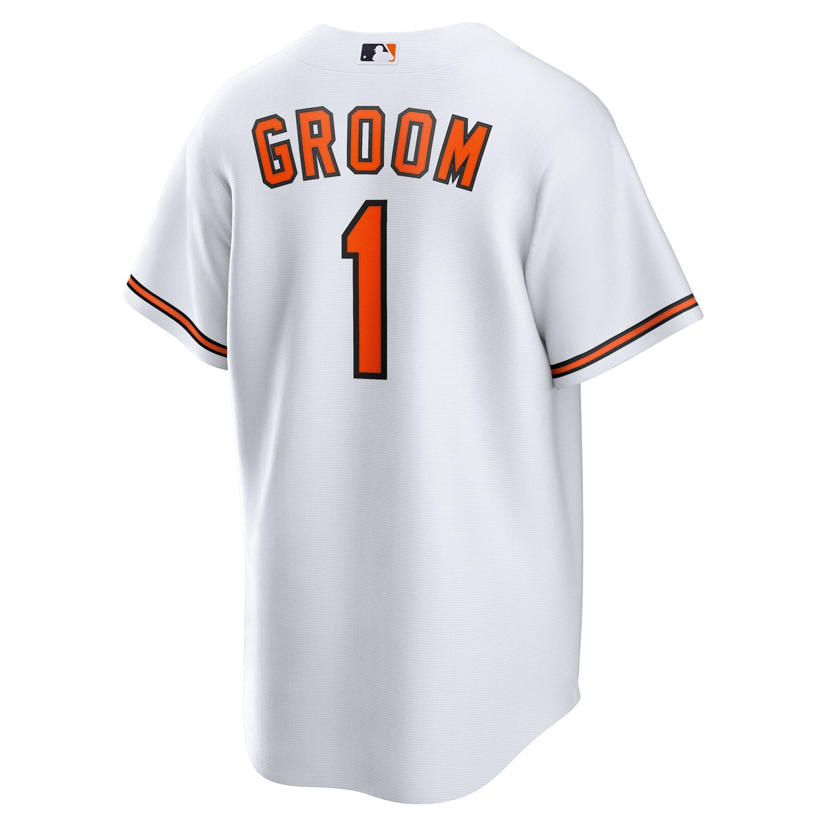 Baltimore Orioles White #1 Groom Home Replica Baseball Jersey