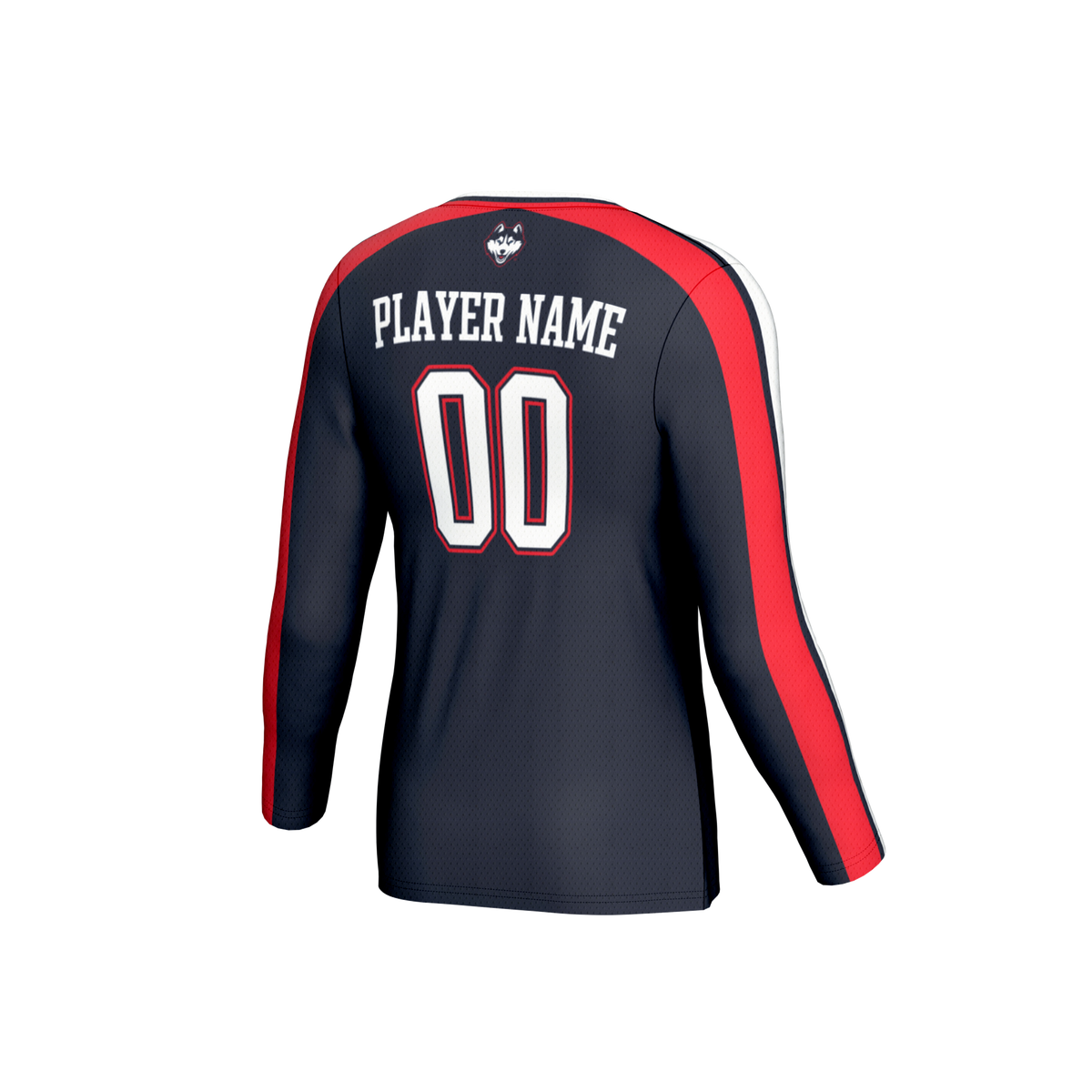 UConn Huskies NIL Pick-A-Player Lightweight Collegiate Volleyball Fashion Jersey - Navy