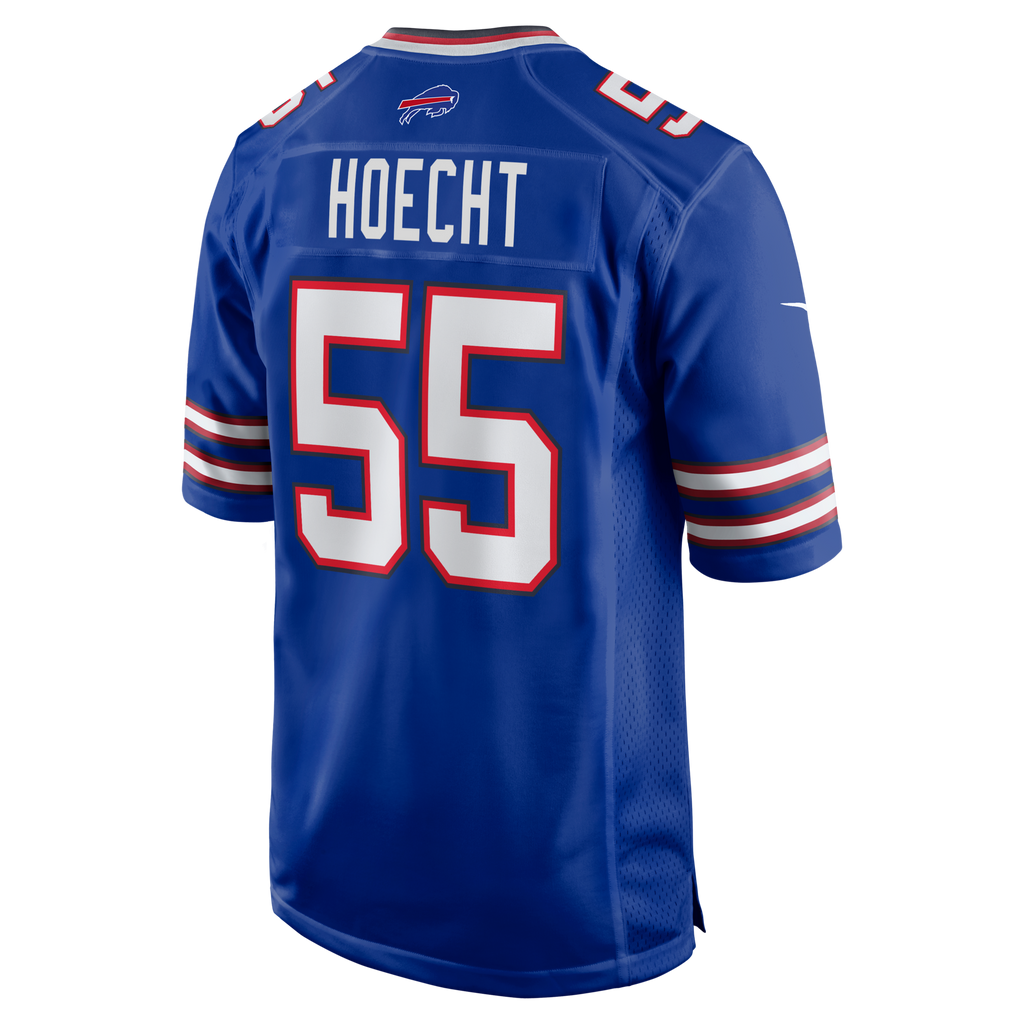 Buffalo Bills Michael Hoecht Royal Team Game Football Jersey