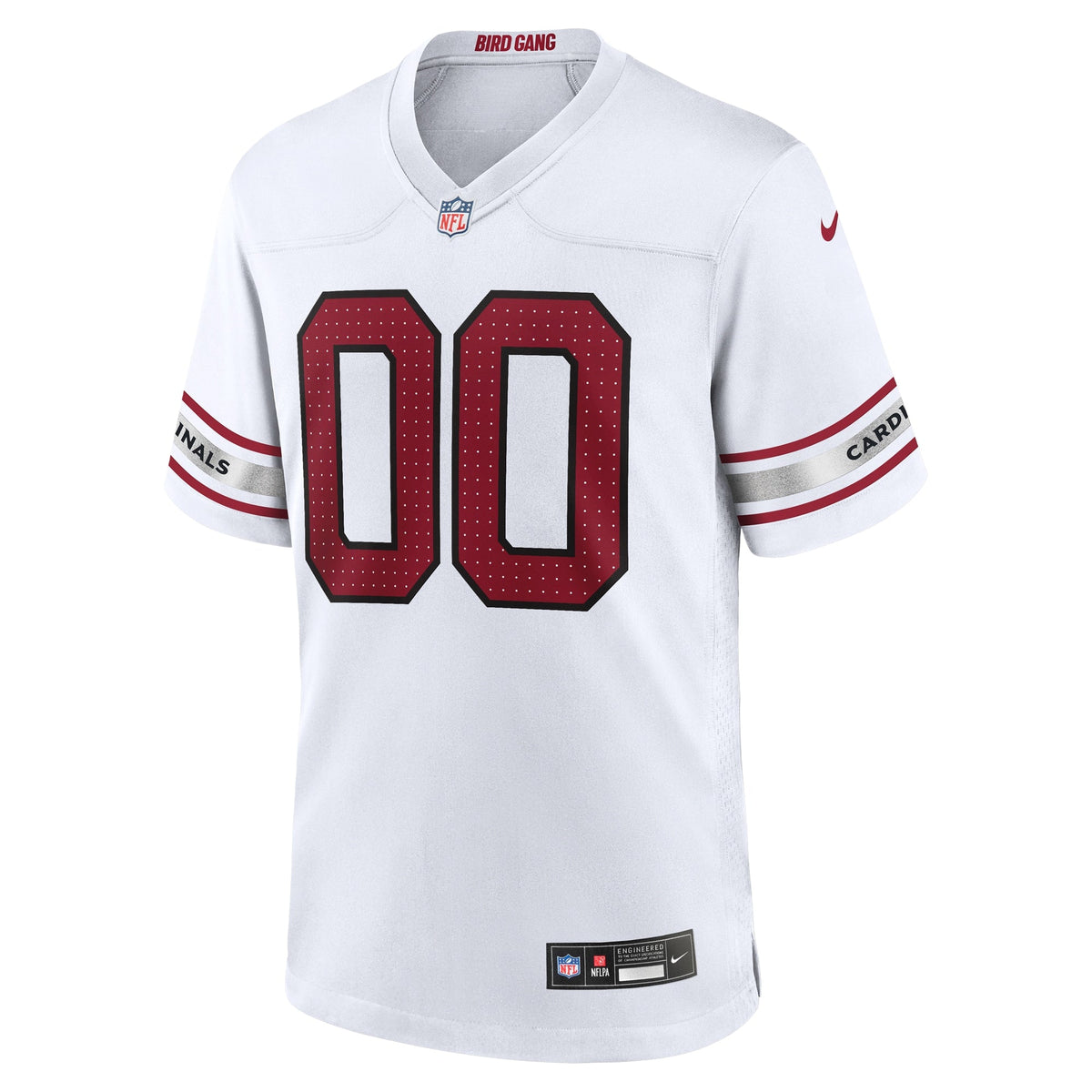 Arizona Cardinals White Custom Game Football Jersey