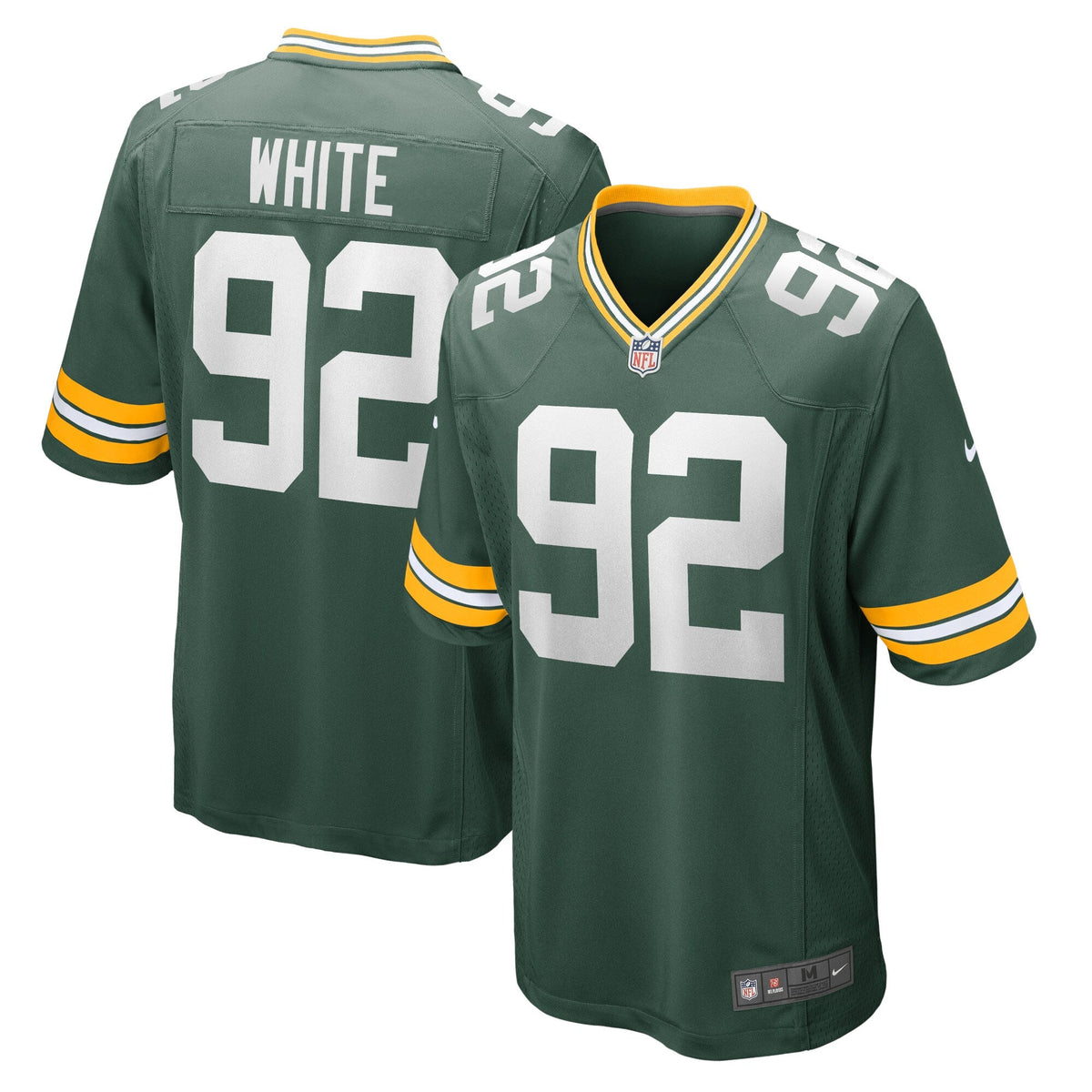 Green Bay Packers Reggie White Green Retired Player Game Football Jersey