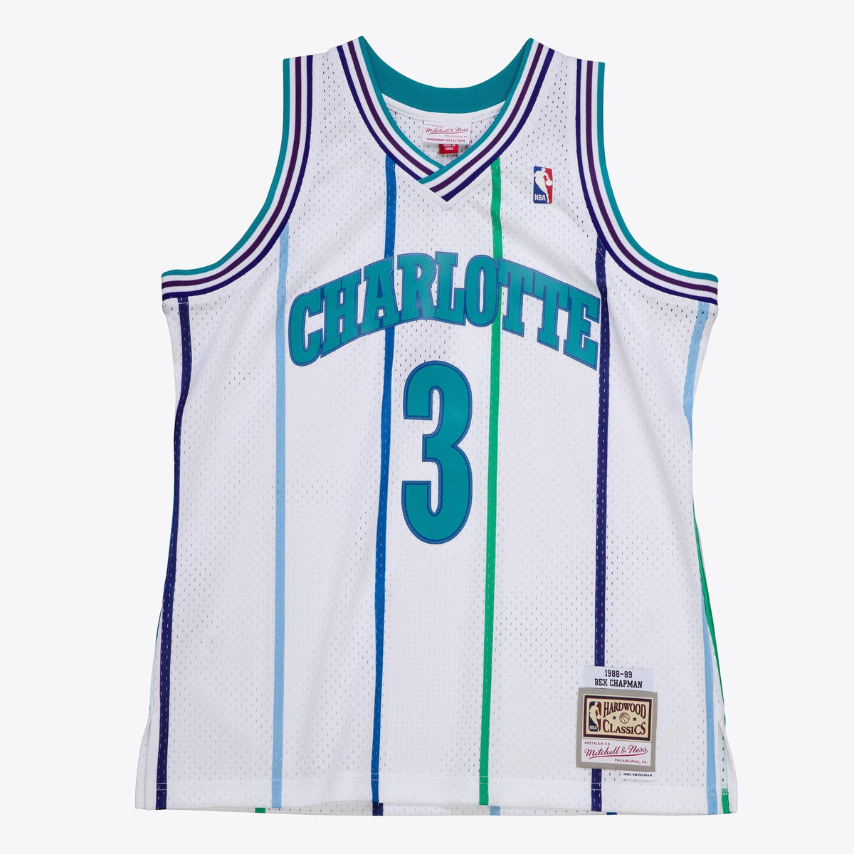 Charlotte Hornets Rex Chapman 1988 Jersey - White