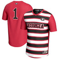 #1 Red Georgia Bulldogs Lightweight Soccer Fashion Jersey