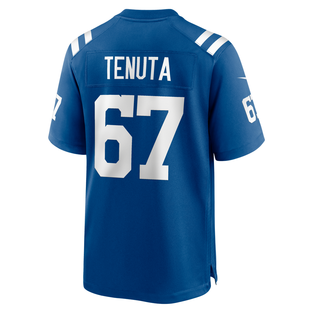 Indianapolis Colts Luke Tenuta Royal Team Game Football Jersey