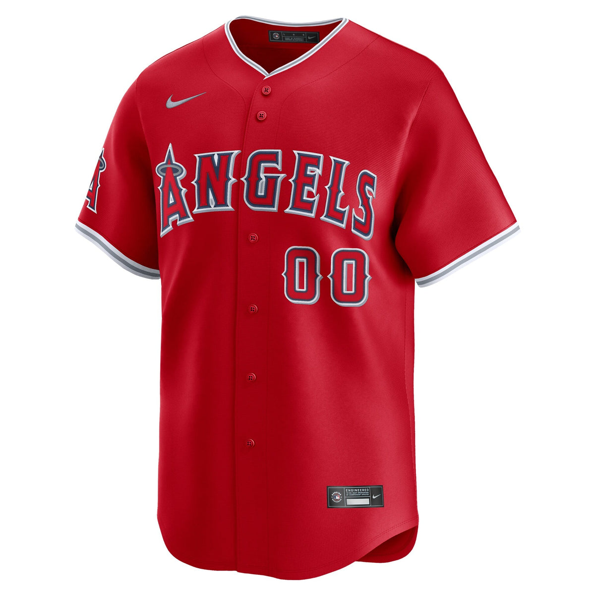 Los Angeles Angels Red Alternate Limited Custom Baseball Jersey