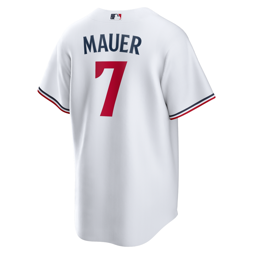 Minnesota Twins Joe Mauer White Home Retired Player Replica Baseball Jersey