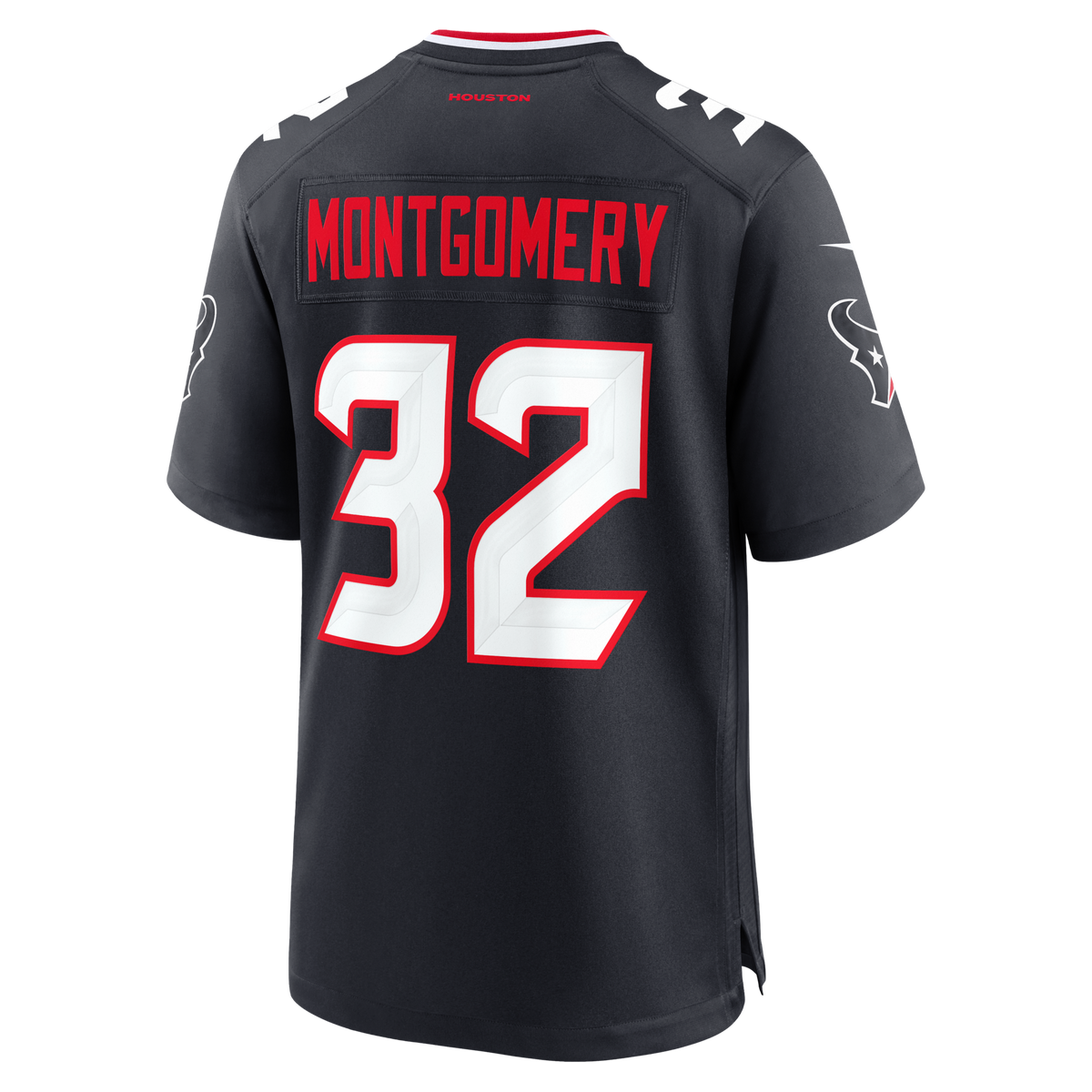 Houston Texans David Montgomery Navy Game Football Jersey
