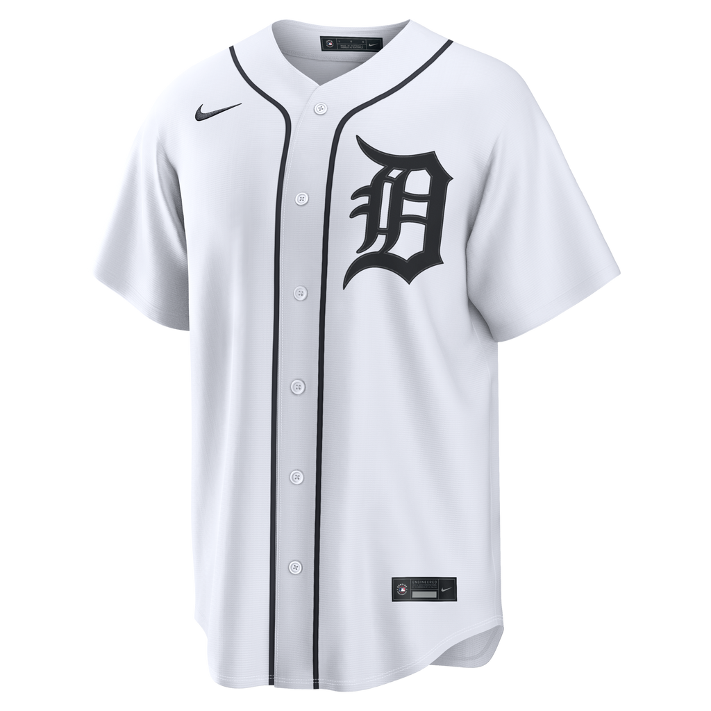 Detroit Tigers Javier Báez White Home Replica Baseball Jersey