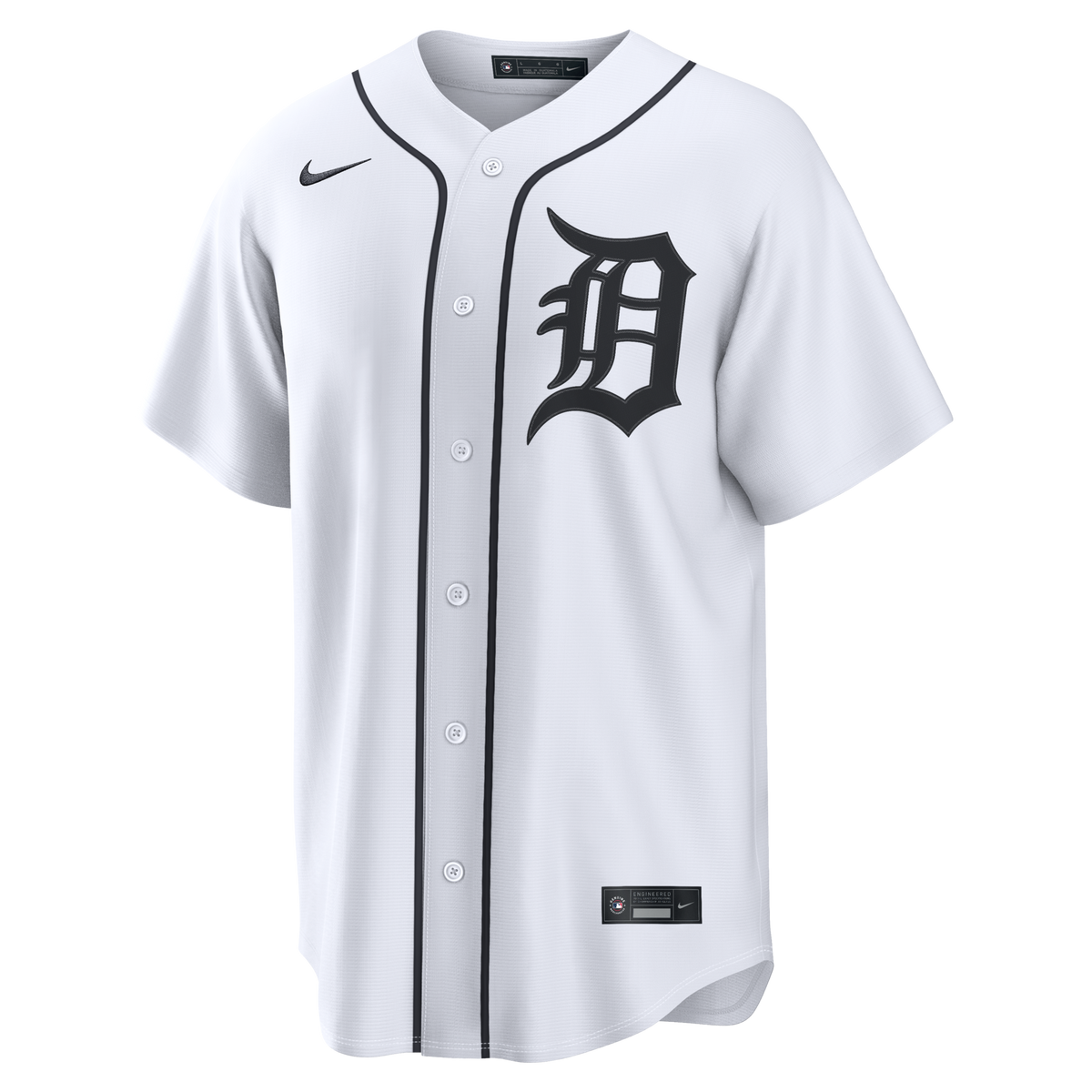Detroit Tigers Javier Báez White Home Replica Baseball Jersey