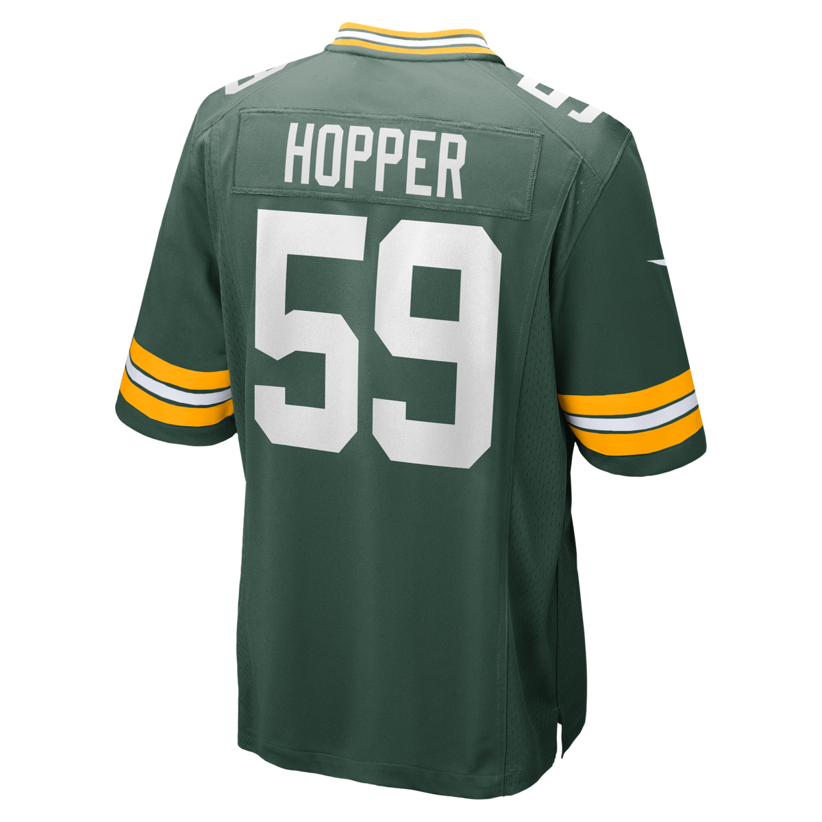 Green Bay Packers Ty'Ron Hopper Green Game Football Jersey