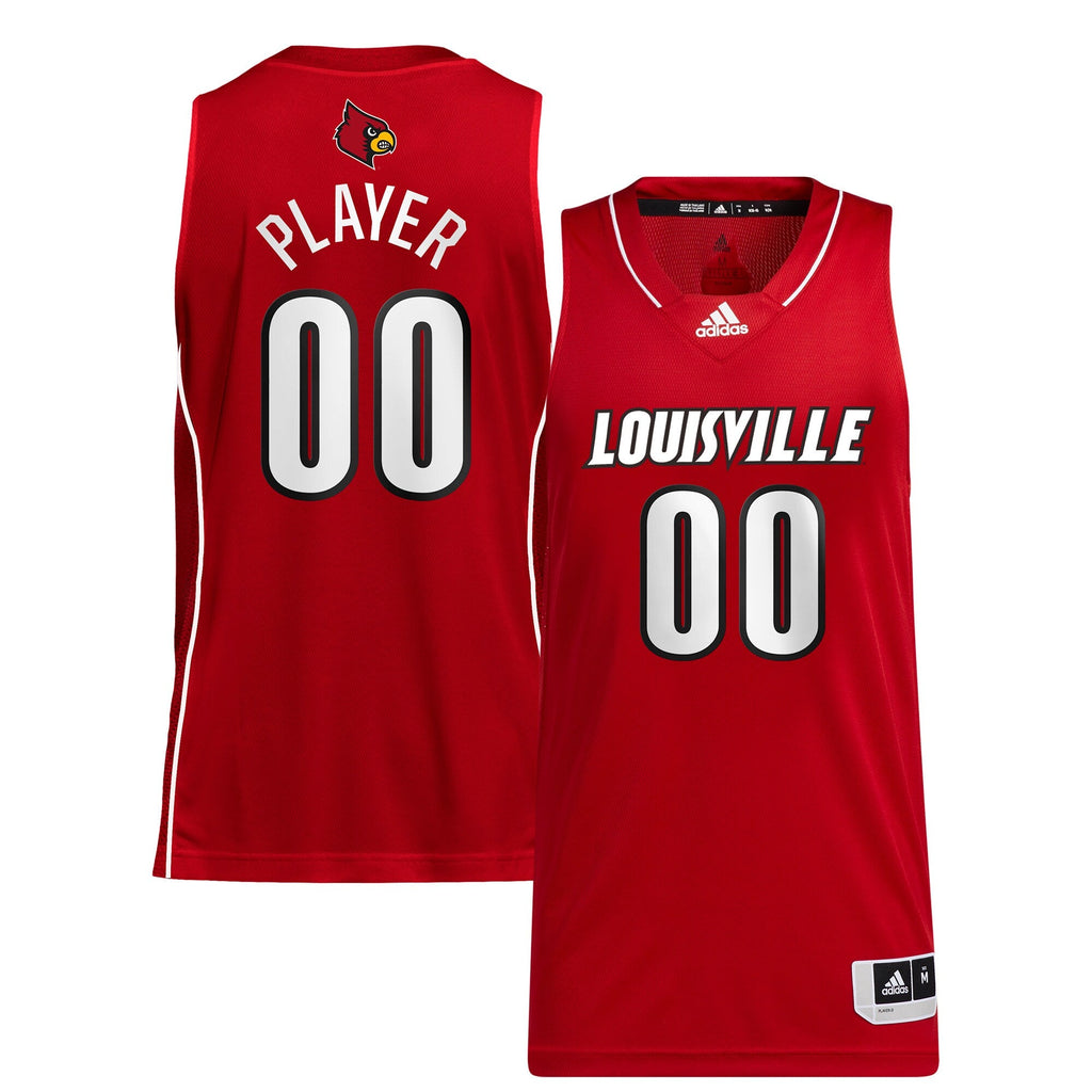 Louisville Cardinals Pick-A-Player NIL Basketball Jersey - Red