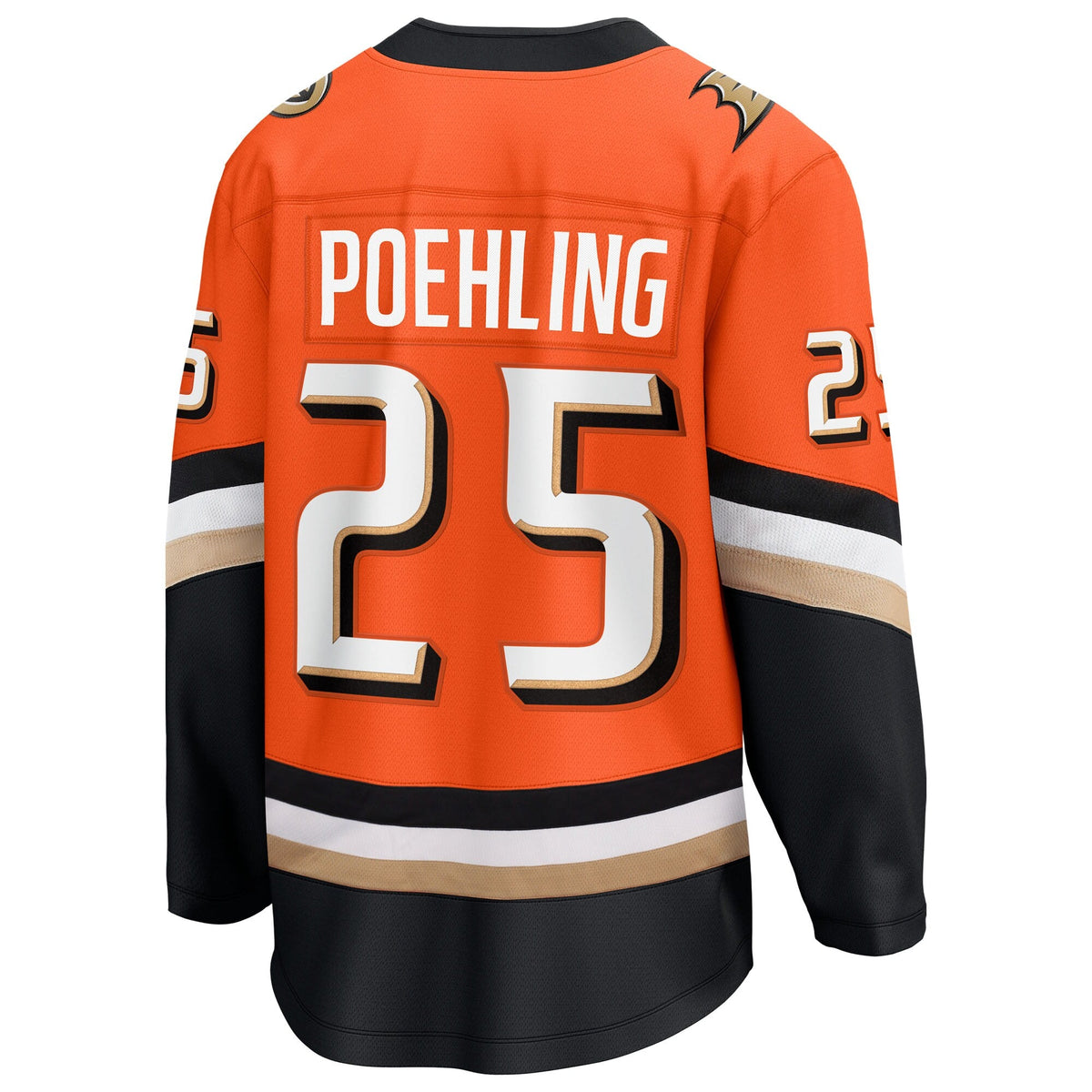 Anaheim Ducks Ryan Poehling Orange Home Breakaway Hockey Jersey