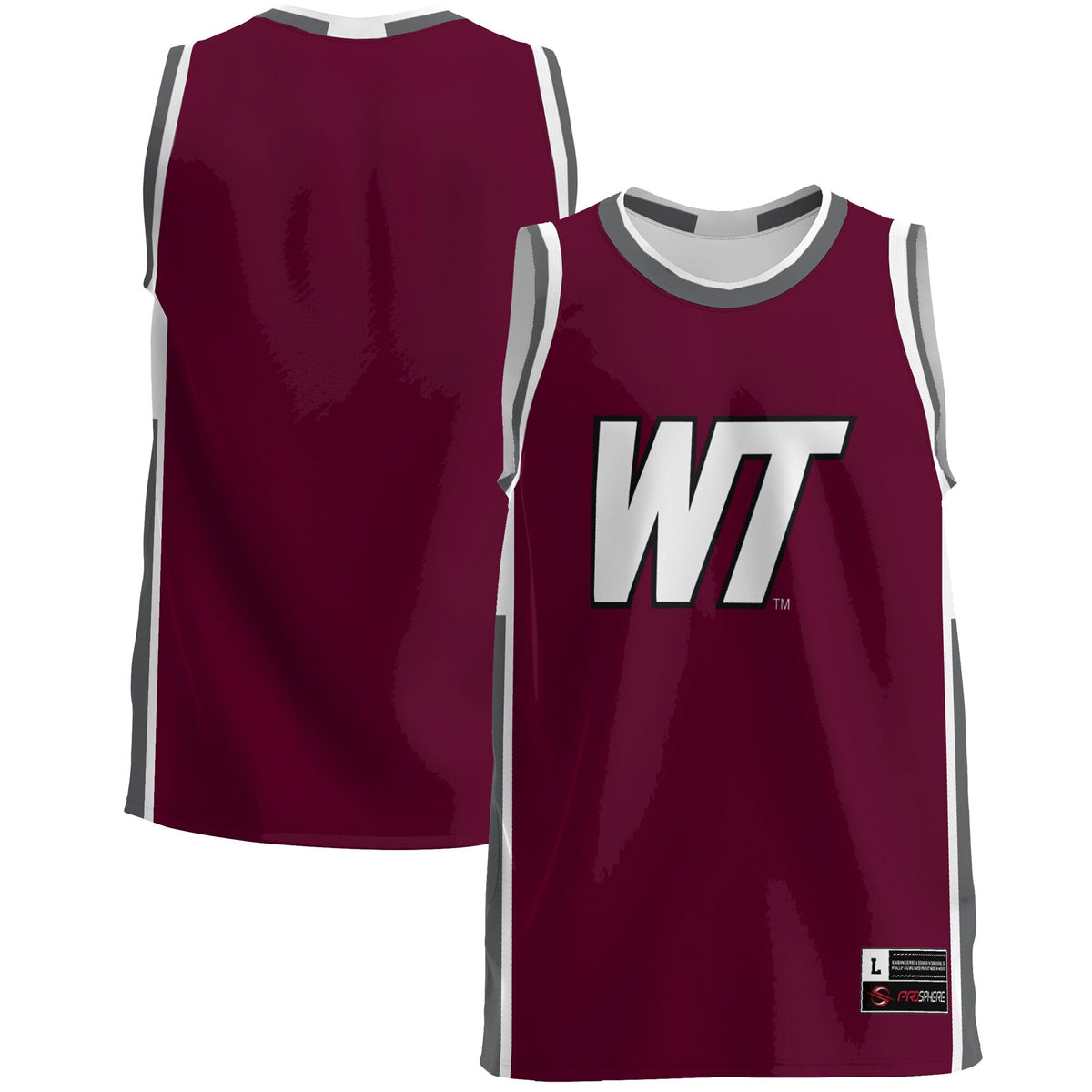 West Texas A&M Buffaloes Lightweight Basketball Jersey - Maroon
