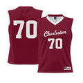 #70 Charleston Cougars Lightweight Basketball Jersey - Crimson