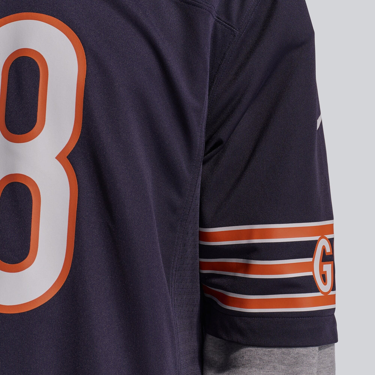 Chicago Bears Caleb Williams Navy Player Game Football Jersey