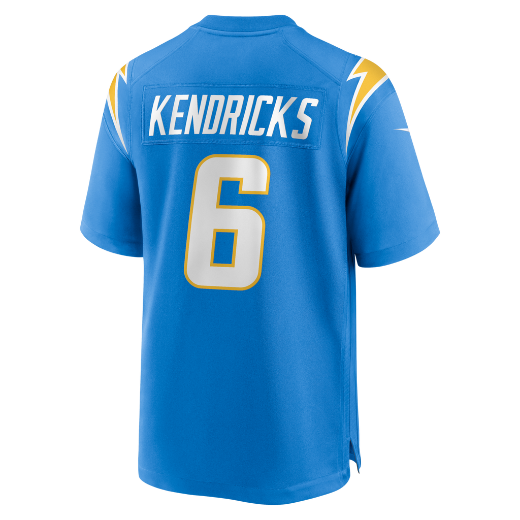 Los Angeles Chargers Eric Kendricks Powder Blue Game Player Football Jersey