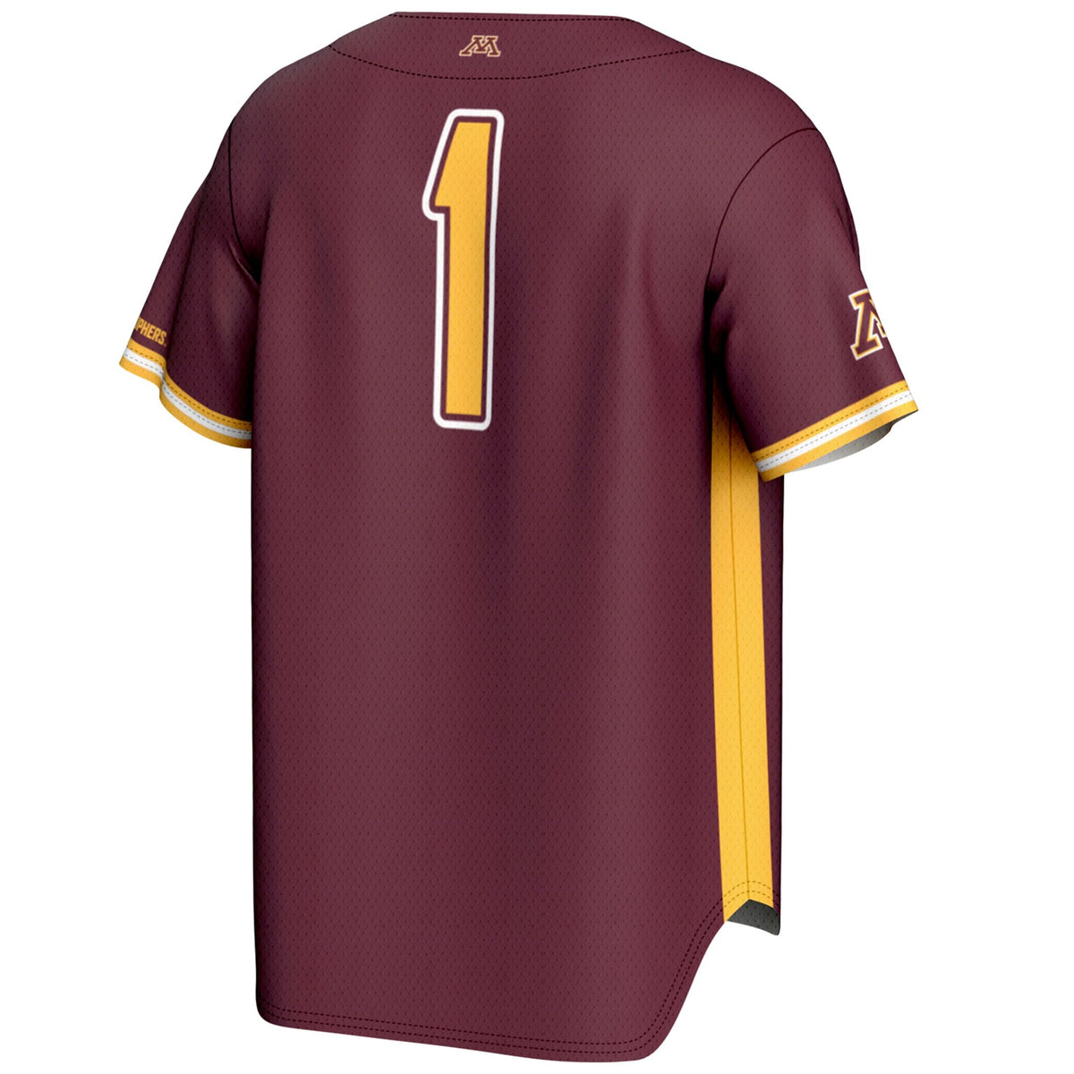 #1 Minnesota Golden Gophers Lightweight Baseball Jersey - Maroon