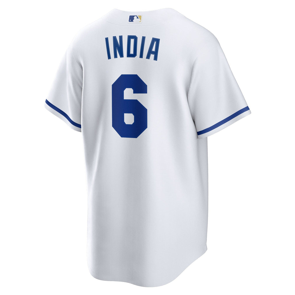Kansas City Royals Jonathan India White Home Replica Player Baseball Jersey