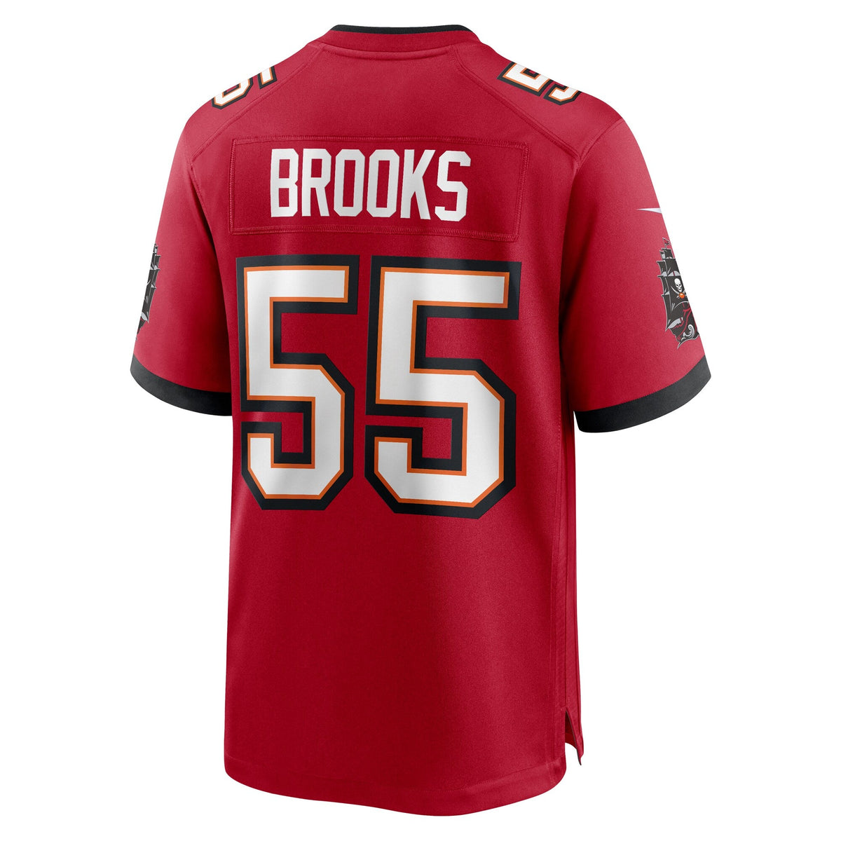Tampa Bay Buccaneers Derrick Brooks Red Retired Player Game Football Jersey