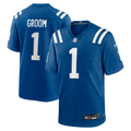 Indianapolis Colts Number 1 Groom Royal Game Football Jersey